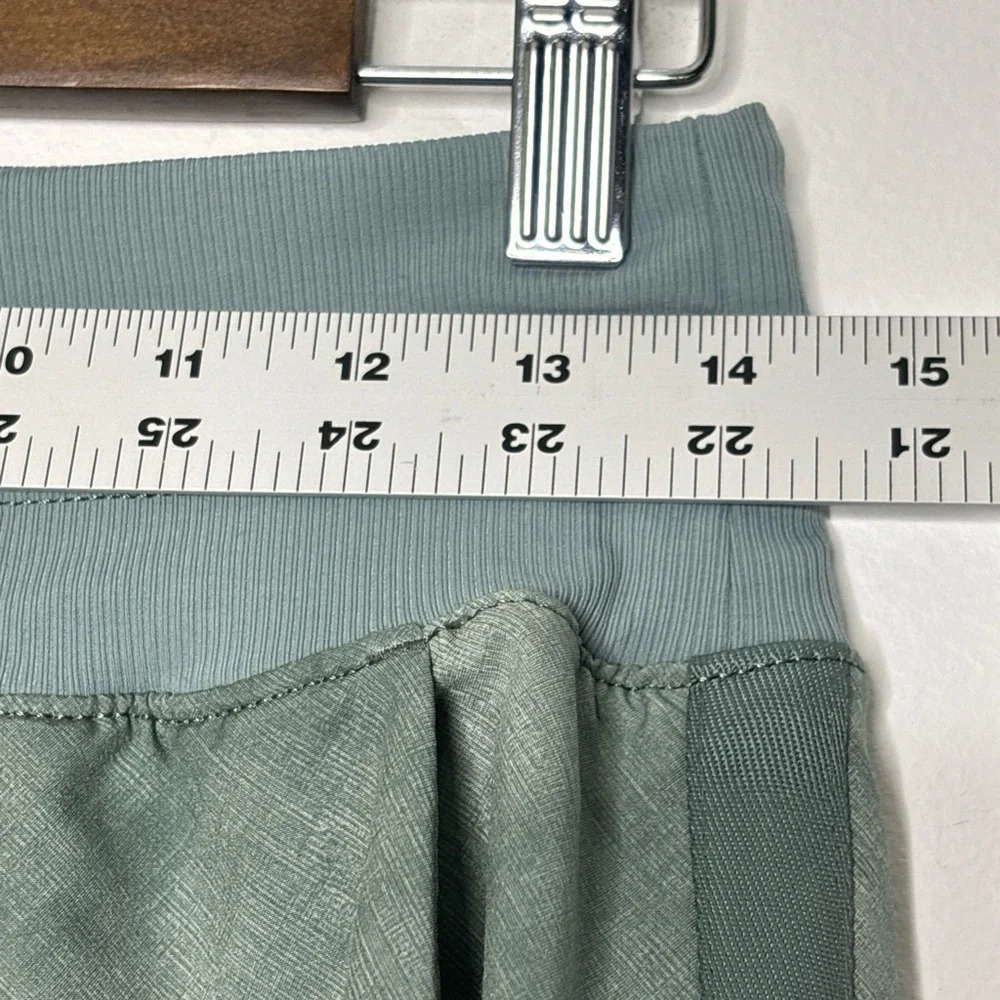 Athleta Nolita Slim Tapered Crop Pant Denali Minimalistic Green Gray Size 10 - Picture 6 of 16